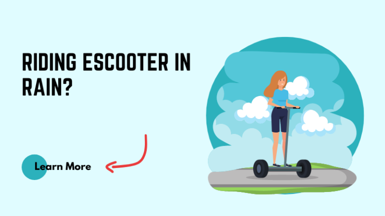Can You Ride an Electric Scooter in the Rain
